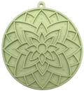 Lotus eMat Enrichment Lick Mat With Suction Cups: Light Green
