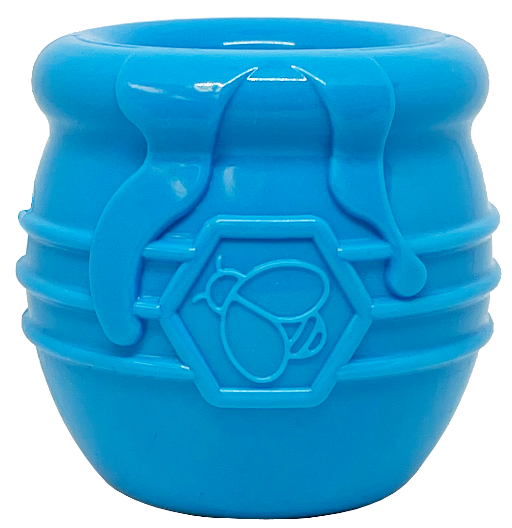 PUP-X Honey Pot Treat Dispenser: Blue / Large