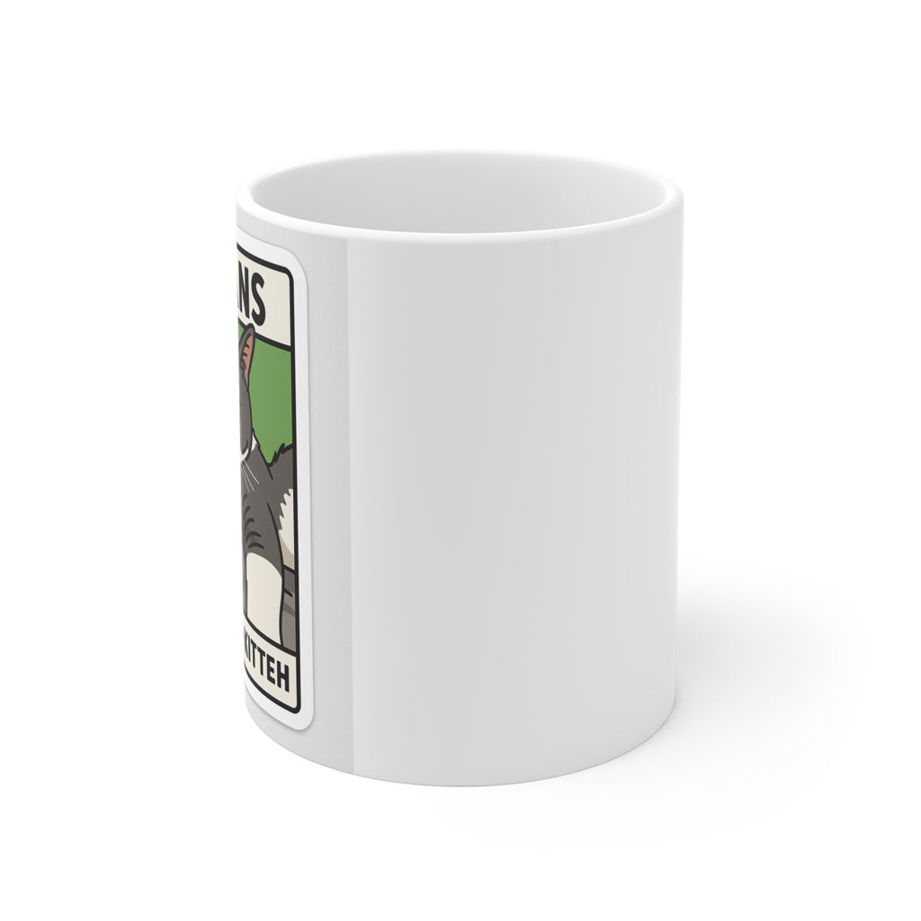 Cute Cat Mug – Mr. Beans 99% Good Kitteh