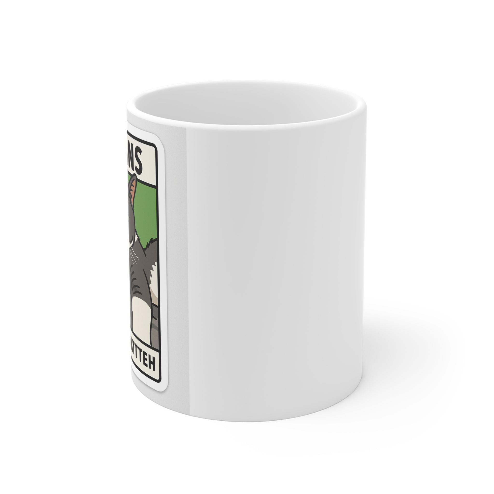 Cute Cat Mug – Mr. Beans 99% Good Kitteh