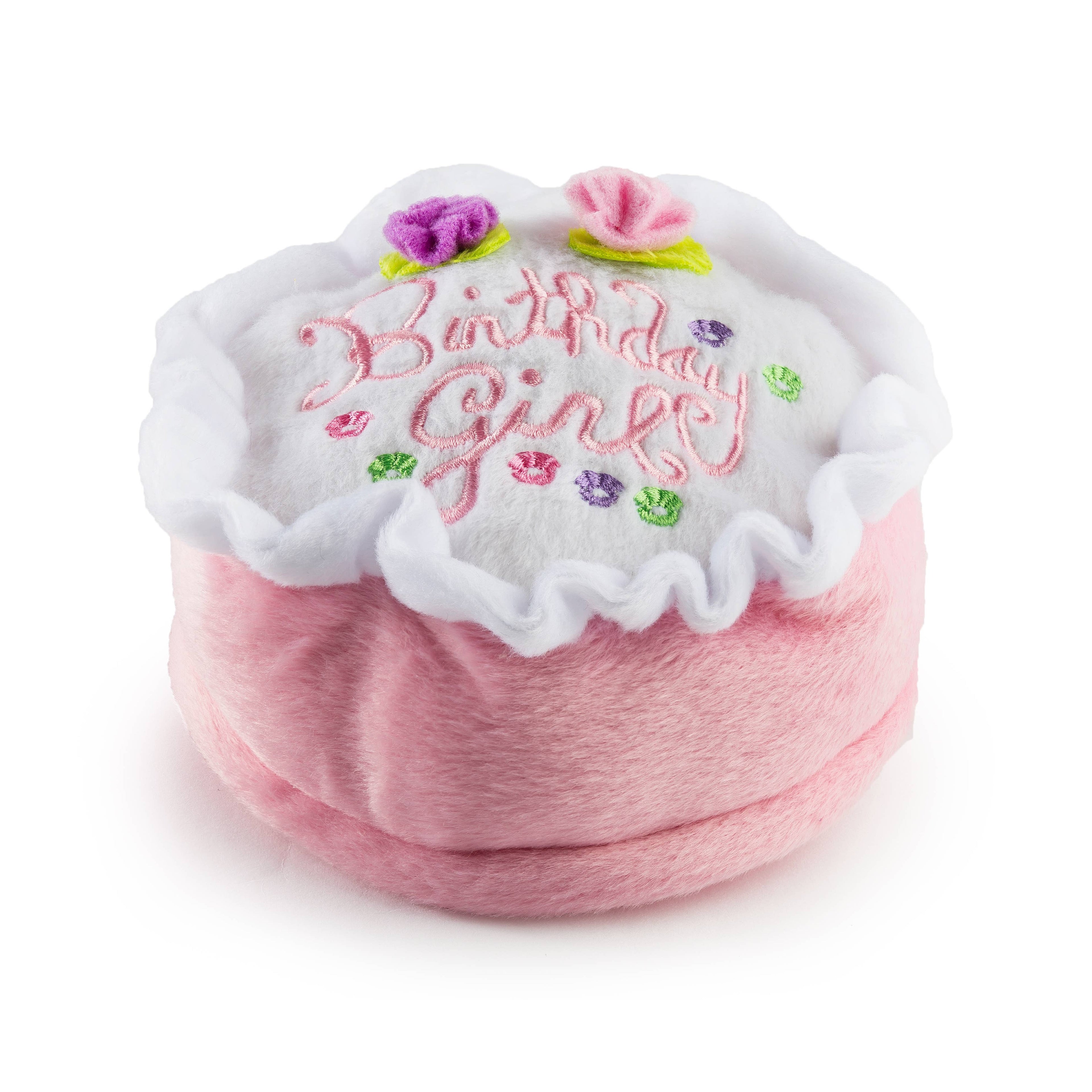 Birthday Girl Toy Squeaker Dog Toy: Large