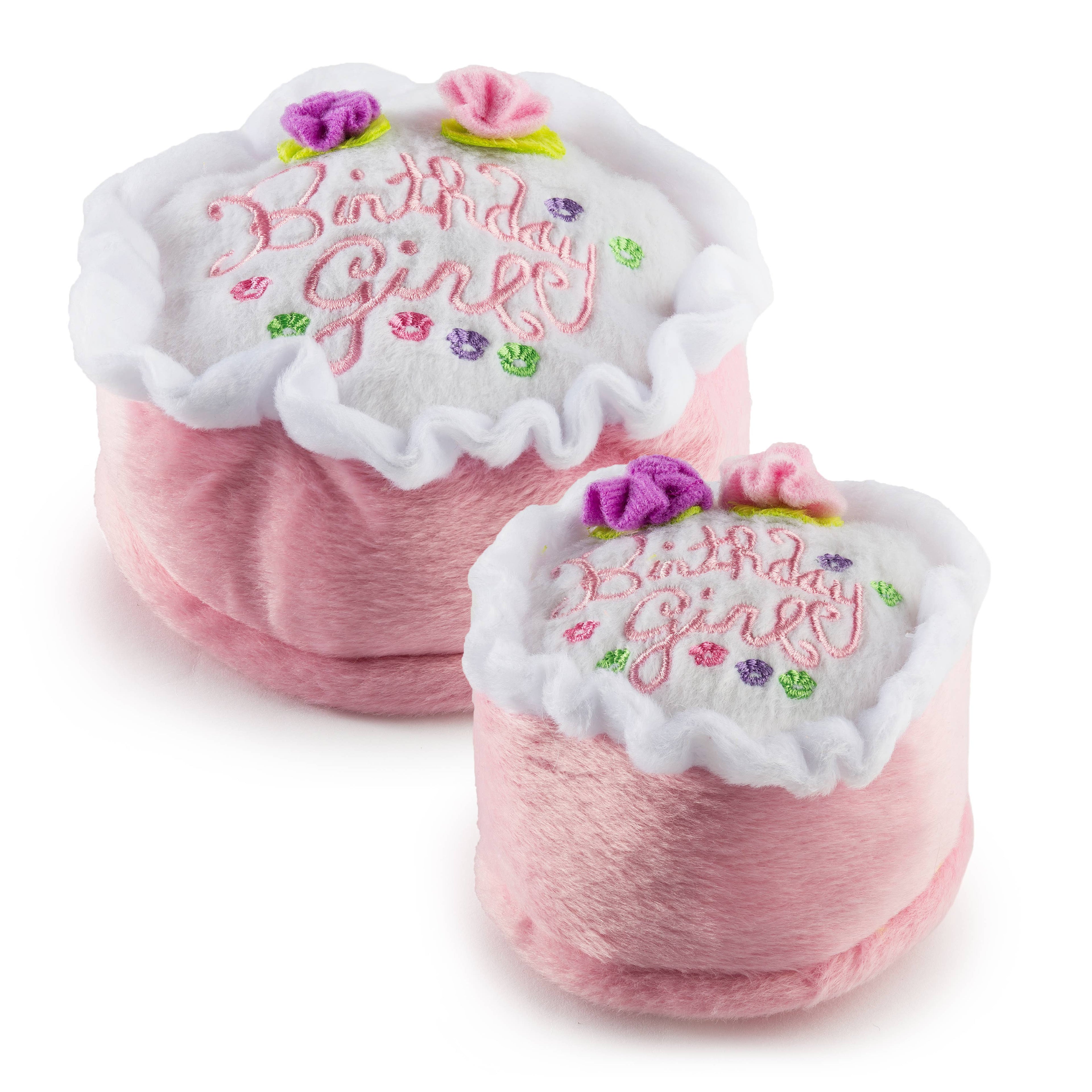 Birthday Girl Toy Squeaker Dog Toy: Large