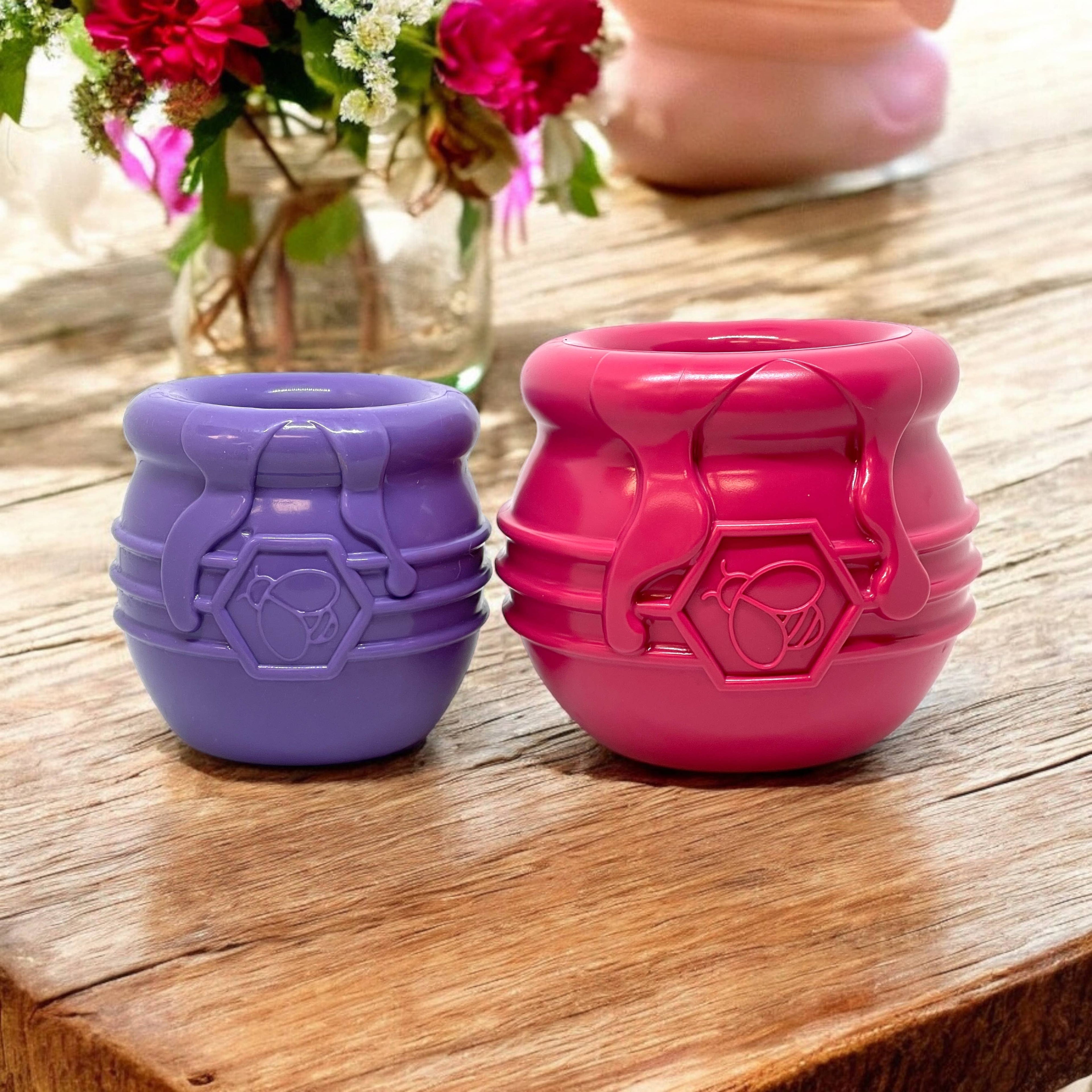 PUP-X Honey Pot Treat Dispenser: Blue / Large